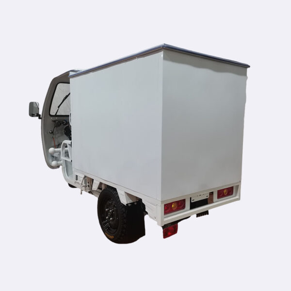 Electric Tricycle Delivery Cargo with Closed Van